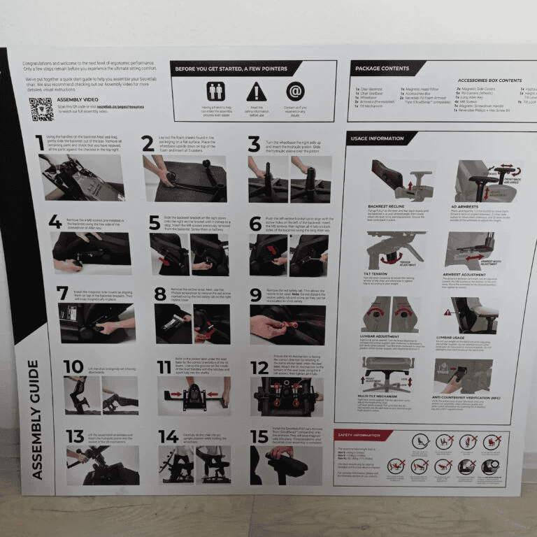 Montaža stolice Titan Evo