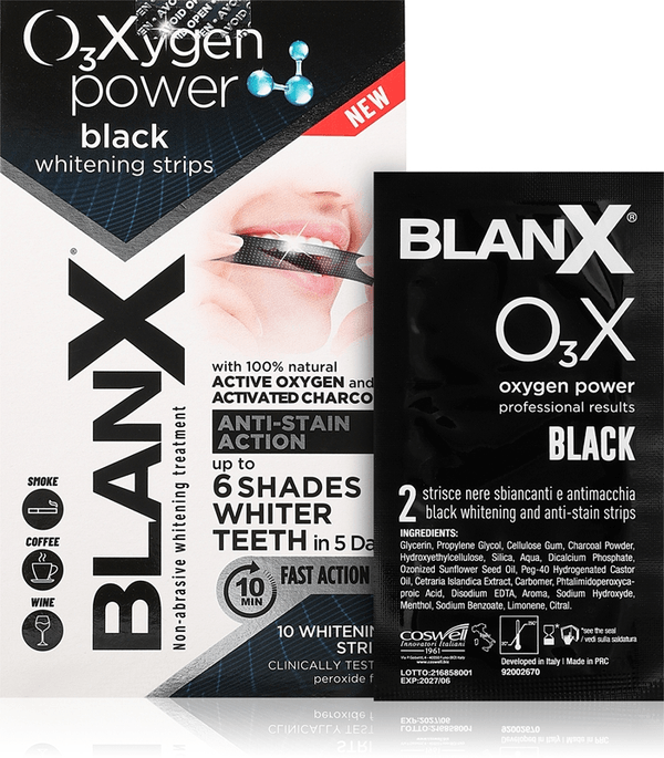BlanX Oxygen Power Whitening Black Strips: Product review