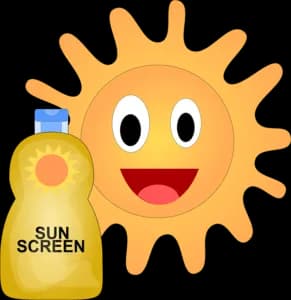 Krema za sunčanje i sunce