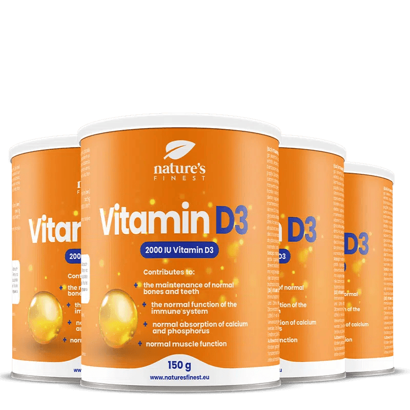 Nature's Finest Vitamin D3 3+1 GRATIS