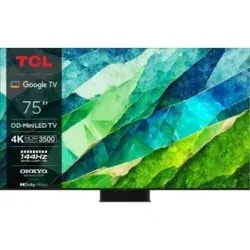 TCL MINI LED TV 75″ 75C855, Google TV