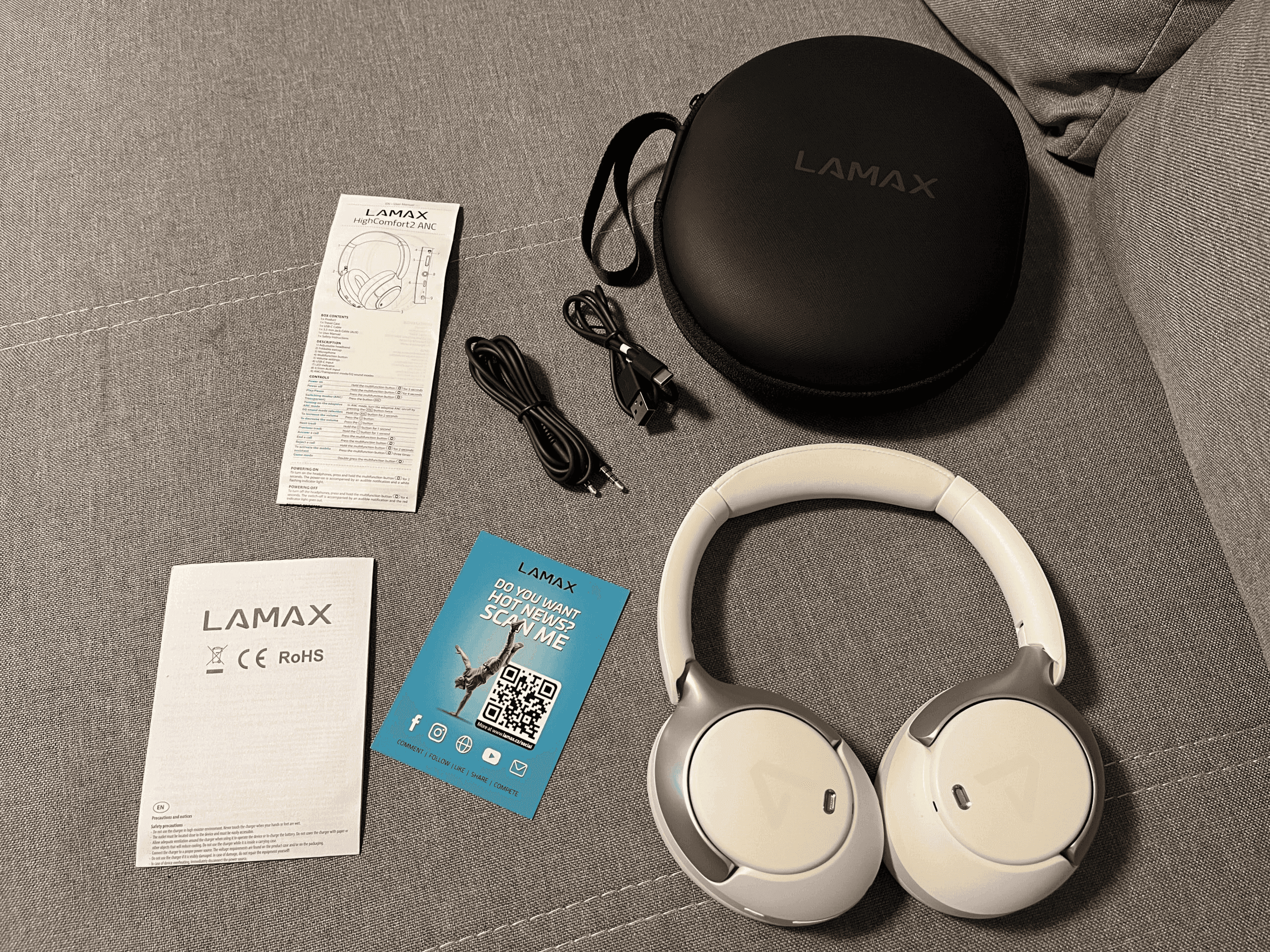 Sadržaj pakiranja Lamax HighComfort2 ANC